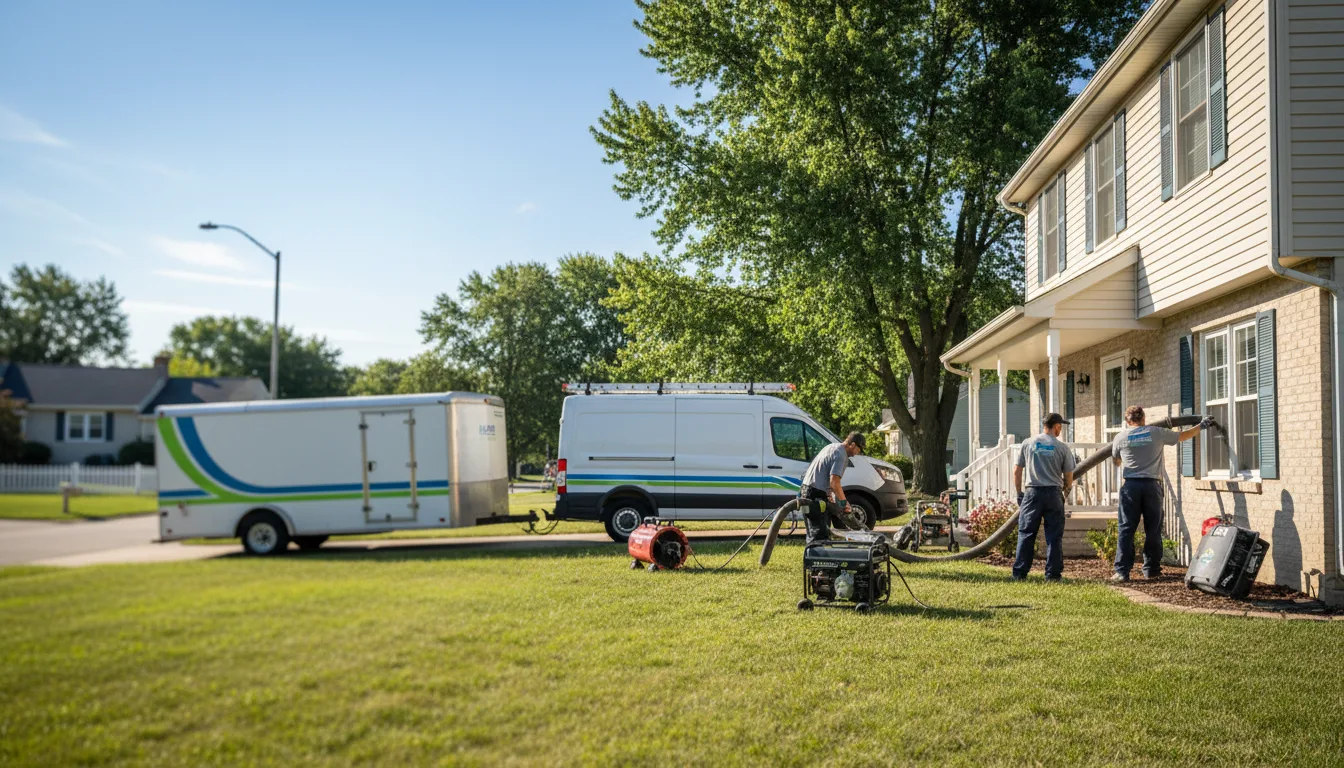 Flooded Basement Restoration And Cleanup With Repair in Sanborn, IA near me
